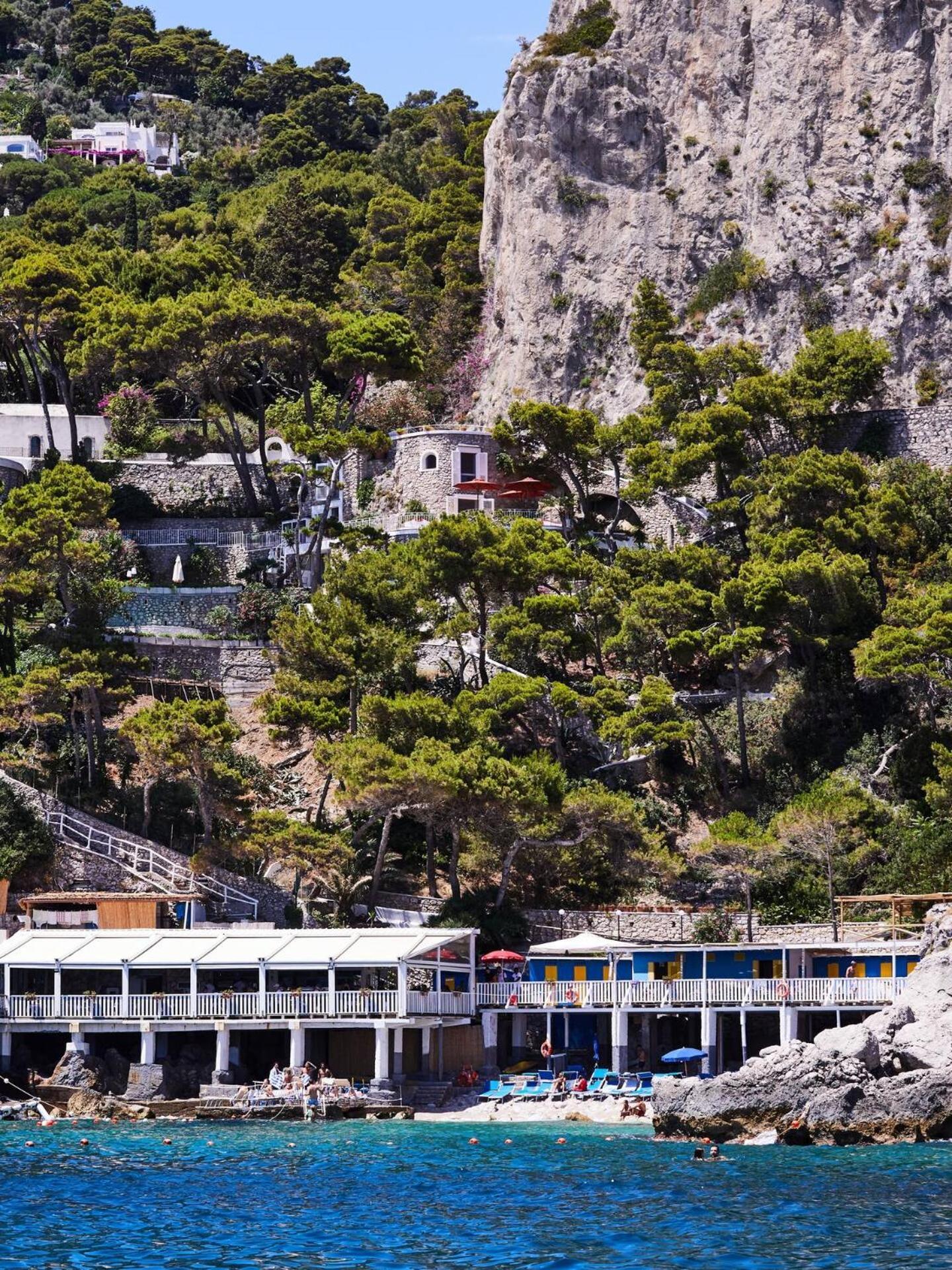 Villa Cisterna Capri, Private Beach Front Property With Pool Extérieur photo