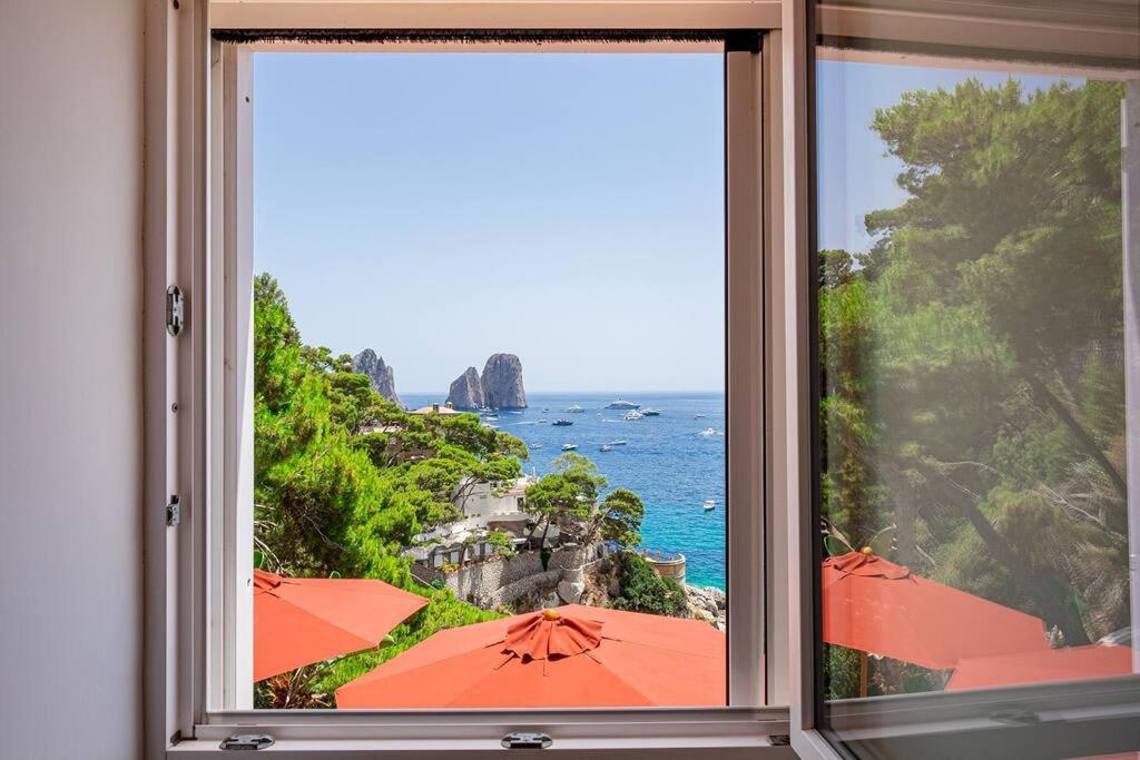 Villa Cisterna Capri, Private Beach Front Property With Pool Extérieur photo
